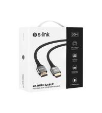 S-Lınk SLX-HD4K20 19+1 HDMI To HDMI V2.0 4K 30 Hz Kablo 20 MT